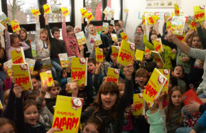 Die Grundschul-Kinder der Klassen 3 und 4 der Johannesschule Siersdorf. Foto: Günter Hamacher