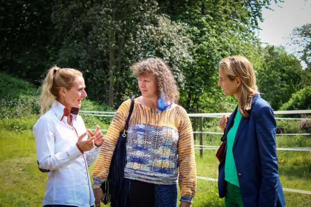 Marie Massmann, Andrea Milz MdB und Patricia Peill MdL | Foto: HZGM