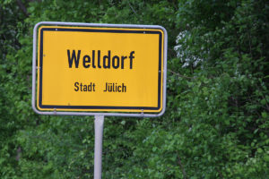 Ortsschild Welldorf